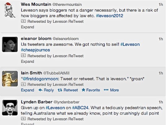 tweet lev pedestrian + BLOGGERS NOT NECESS A DANGER Screen Shot 2012-12-12 at 01.02.11
