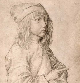 Albrecht Dürer: self-portrait, aged 13 
