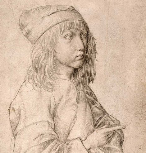 Albrecht Dürer: self-portrait, aged 13 