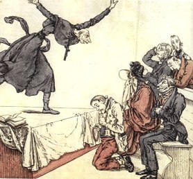 Bloggers can ‘speak truth to power’ as idiosyncratically as caricaturists  – An 1834 protest against corrupt clerics by the Swiss artist Martin Disteli: Wikimedia Commons 