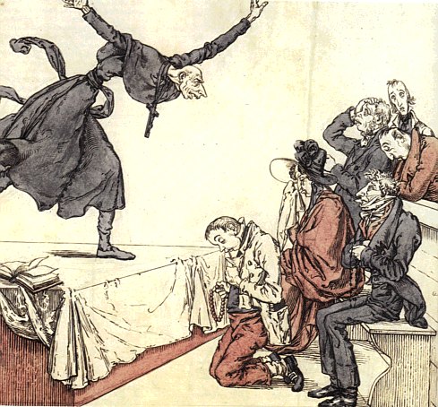 Bloggers can ‘speak truth to power’ as idiosyncratically as caricaturists – An 1834 protest against corrupt clerics by the Swiss artist Martin Disteli: Wikimedia Commons