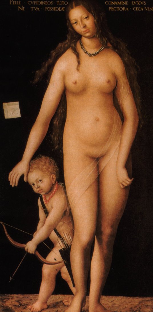 ‘Venus and Cupid,’ Cranach the Elder, 1509