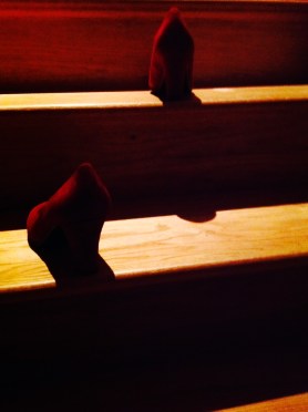 Shoes have illuminating walk-on parts in both The XX Factor and Agency Woman - photographs: postgutenberg[at]gmail.com