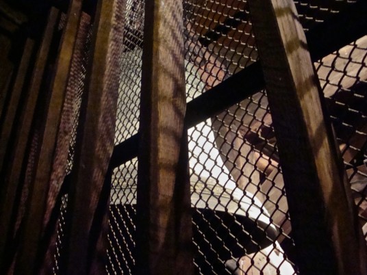 Barred from the medieval bell tower; but in the age of blogging we need no key to get the message out -photograph: postgutenberg[at]gmail.com 