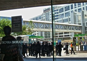 Hasidic cantors arriving at Melbourne Airport  --postgutenberg@gmail.com