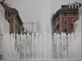 Imagine a writer straining to stay immersed in a narrative unfolding in her mind, set in the Milanese mid-winter -- because she has to keep showing up on social media to tweet about spring -- photograph by MIL22 