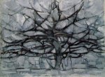 Mondrian Gray Tree 1911 arrblogbybob