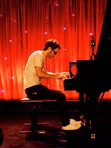James Rhodes at the piano